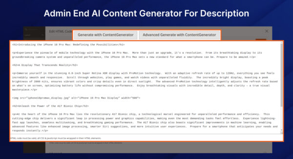 AI Content Generator Module - Plugin Partner