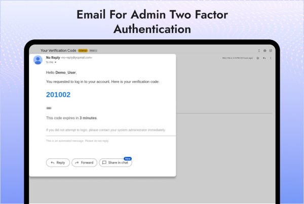 Admin Two Factor Authentication - Plugin Partner